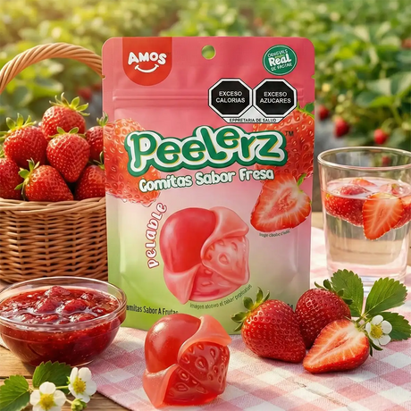 Fresa, Gomitas Pelables, Peelerz