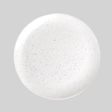 Plato Trinche de Cerámica Blanca, Diseño Puntos