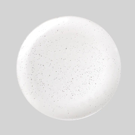 Plato Trinche de Cerámica Blanca, Diseño Puntos