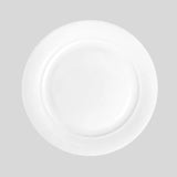 Plato Trinche, Cerámica, Diseño Liso, Color Blanco