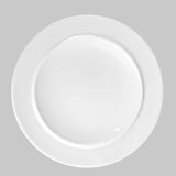 Plato Trinche de Cerámica Brillante, Color Blanco