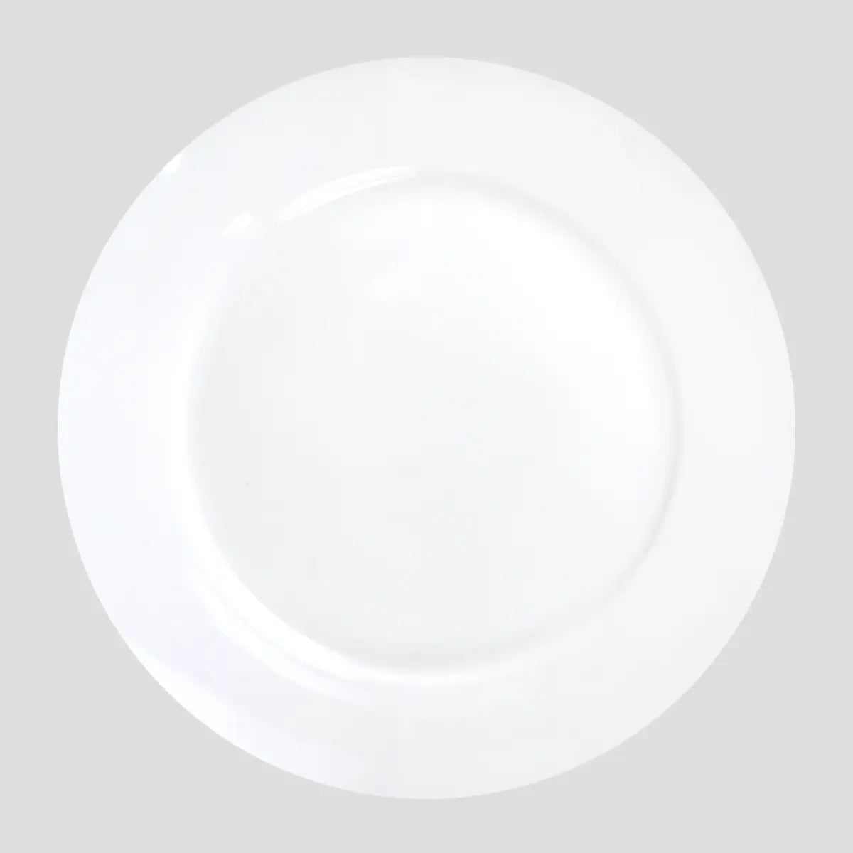 Plato Trinche, Cerámica, Color Blanco