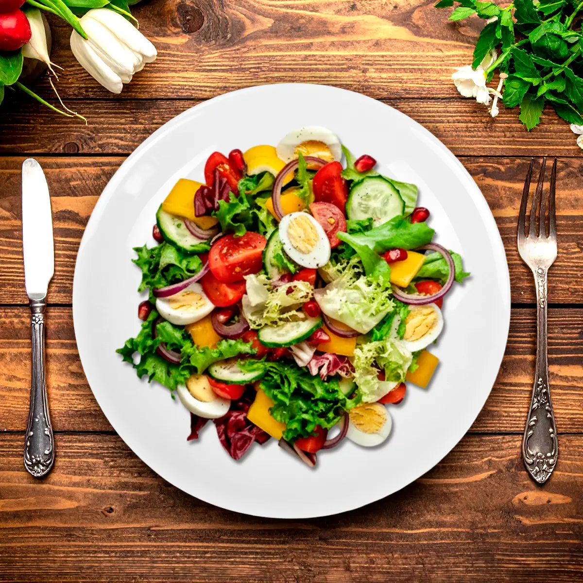 Plato Trinche, Color Blanco, Cerámica