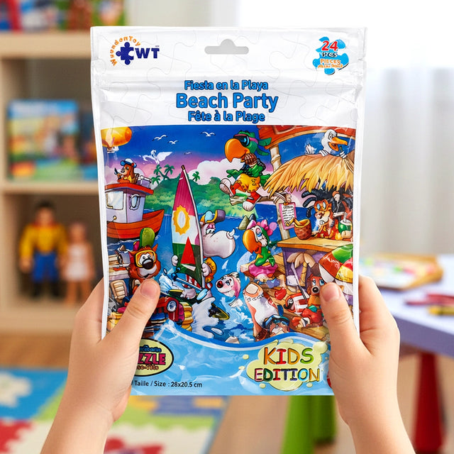 Rompecabezas, Fiesta en la playa, 24 pzas