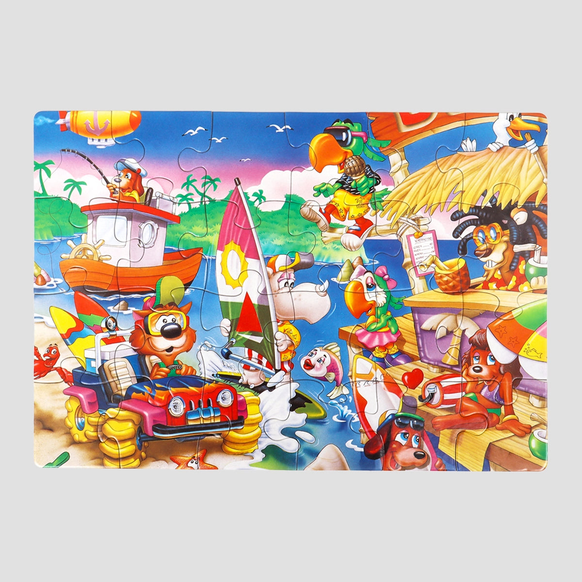 Rompecabezas, Fiesta en la playa, 24 pzas