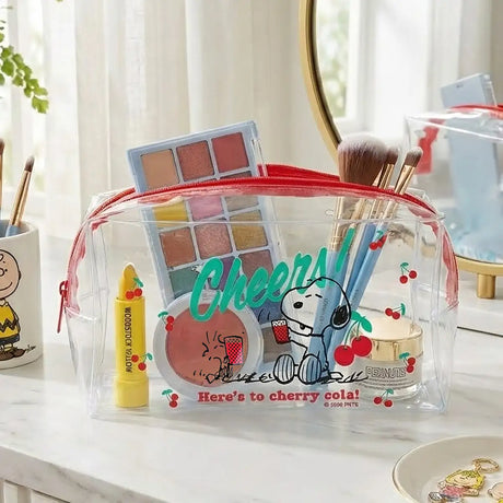 Cosmetiquera, Color Rojo, Peanuts