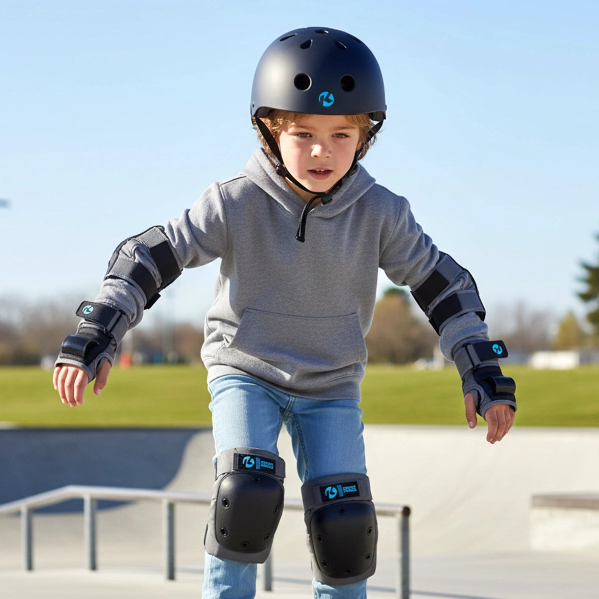 Protecciones, Color Negro y Gris, Kryptonics