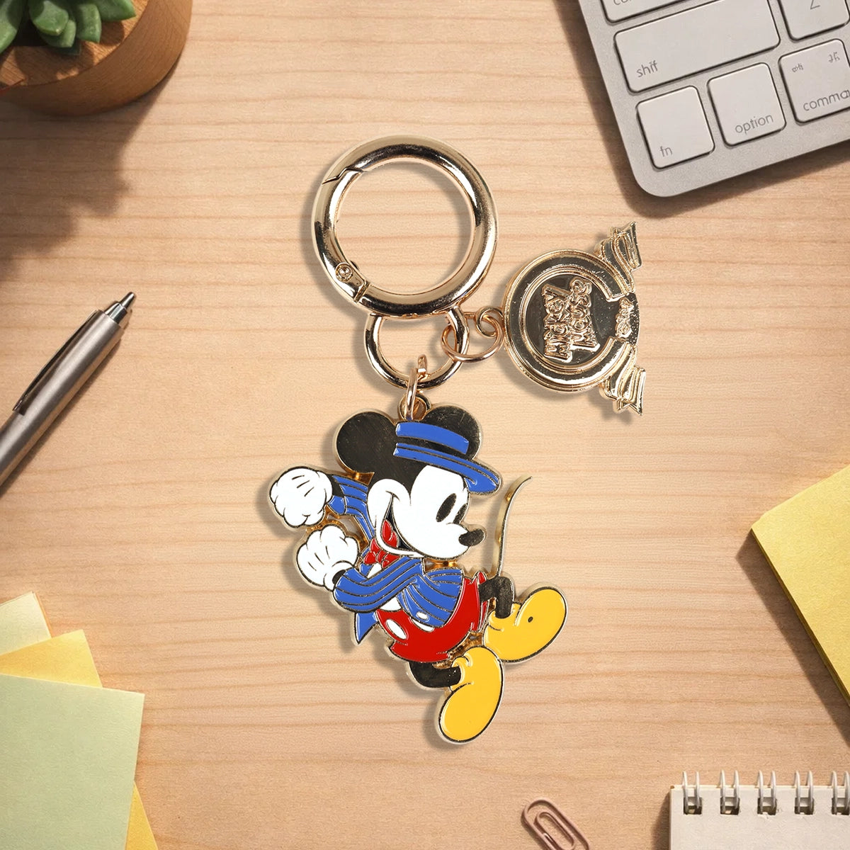 Llavero, Mickey Mouse, Color Azul