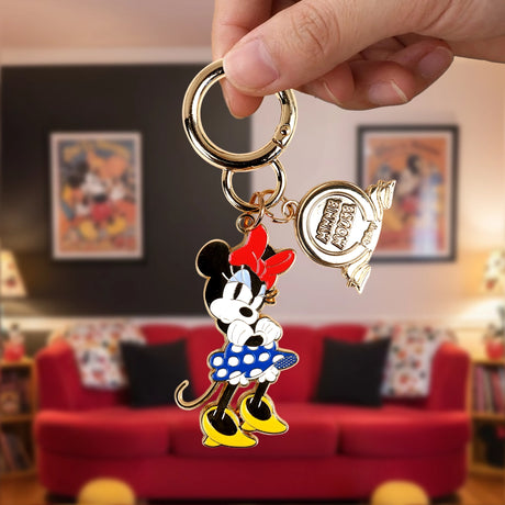 Llavero, Minnie Mouse, Color Azul