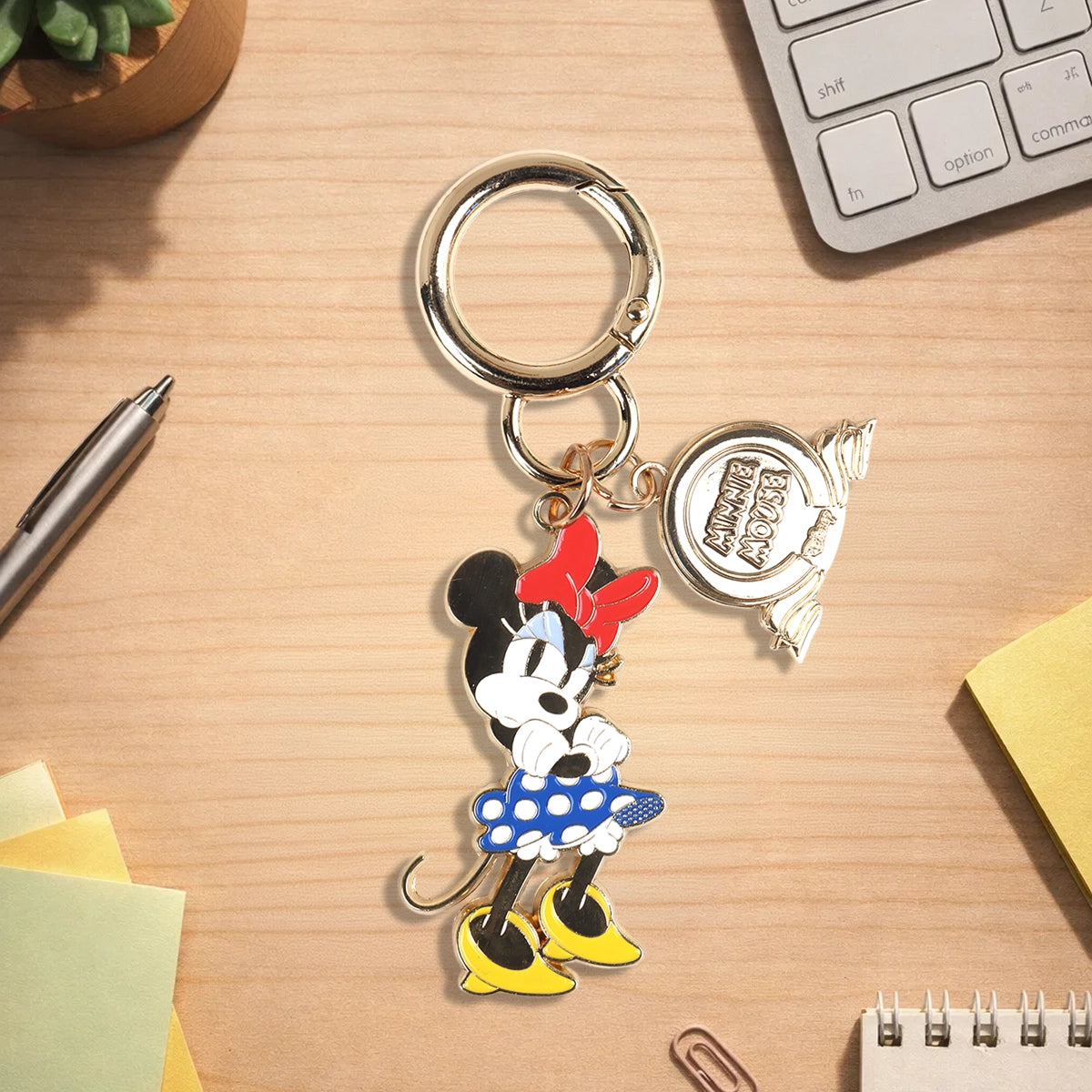 Llavero, Minnie Mouse, Color Azul