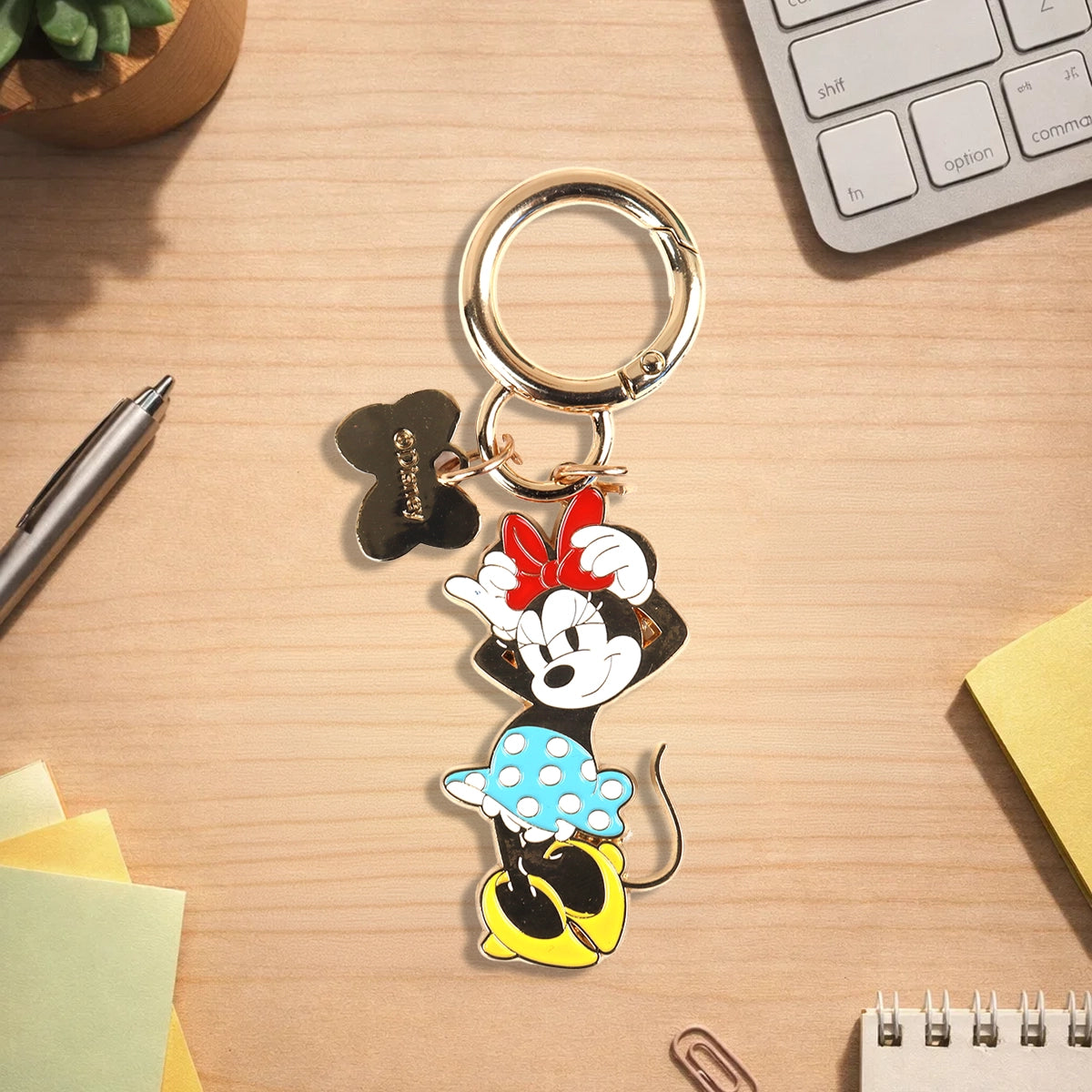 Llavero, Minnie Mouse, Color Azul