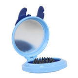 Cepillo de Pelo Plegable con Espejo, Stitch