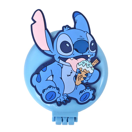 Cepillo de Pelo Plegable con Espejo, Stitch