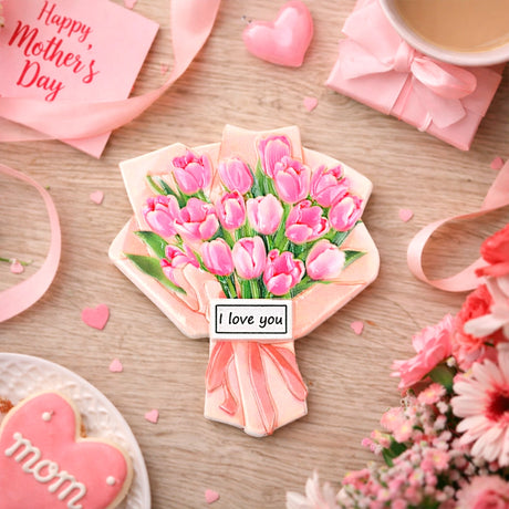 Ramo, Imán para Refri, Color Rosa