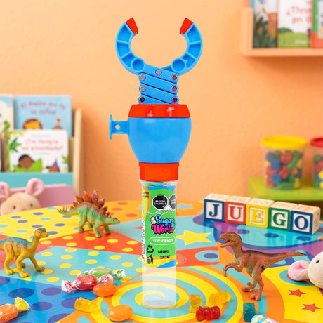 Dulce con Juguete, Pinza, Color Azul