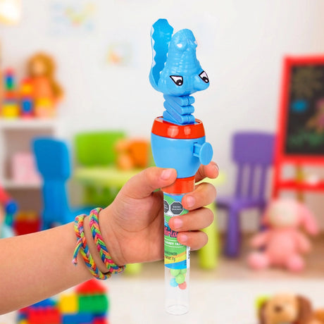 Dulce con Juguete, Cocodrilo, Color Azul