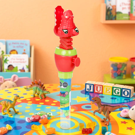 Dulce con Juguete, Cocodrilo, Color Rojo