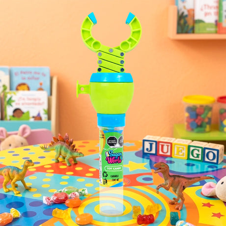 Dulce con Juguete, Pinza, Color Verde