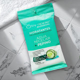 Toallitas Desmaquillantes, Agua Micelar + Pepino