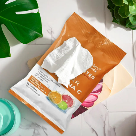 Toallitas Desmaquillantes, Agua Micelar + Vitamina C
