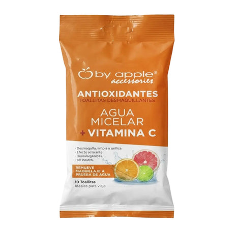 Toallitas Desmaquillantes, Agua Micelar + Vitamina C