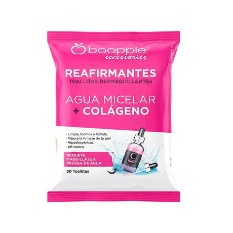 Toallitas Desmaquillantes, Agua Micelar + Colágeno