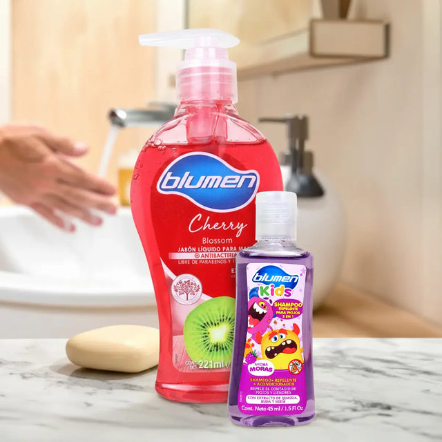 Jabón Líquido para Manos, Aroma Cereza, Blumen, 266 ml