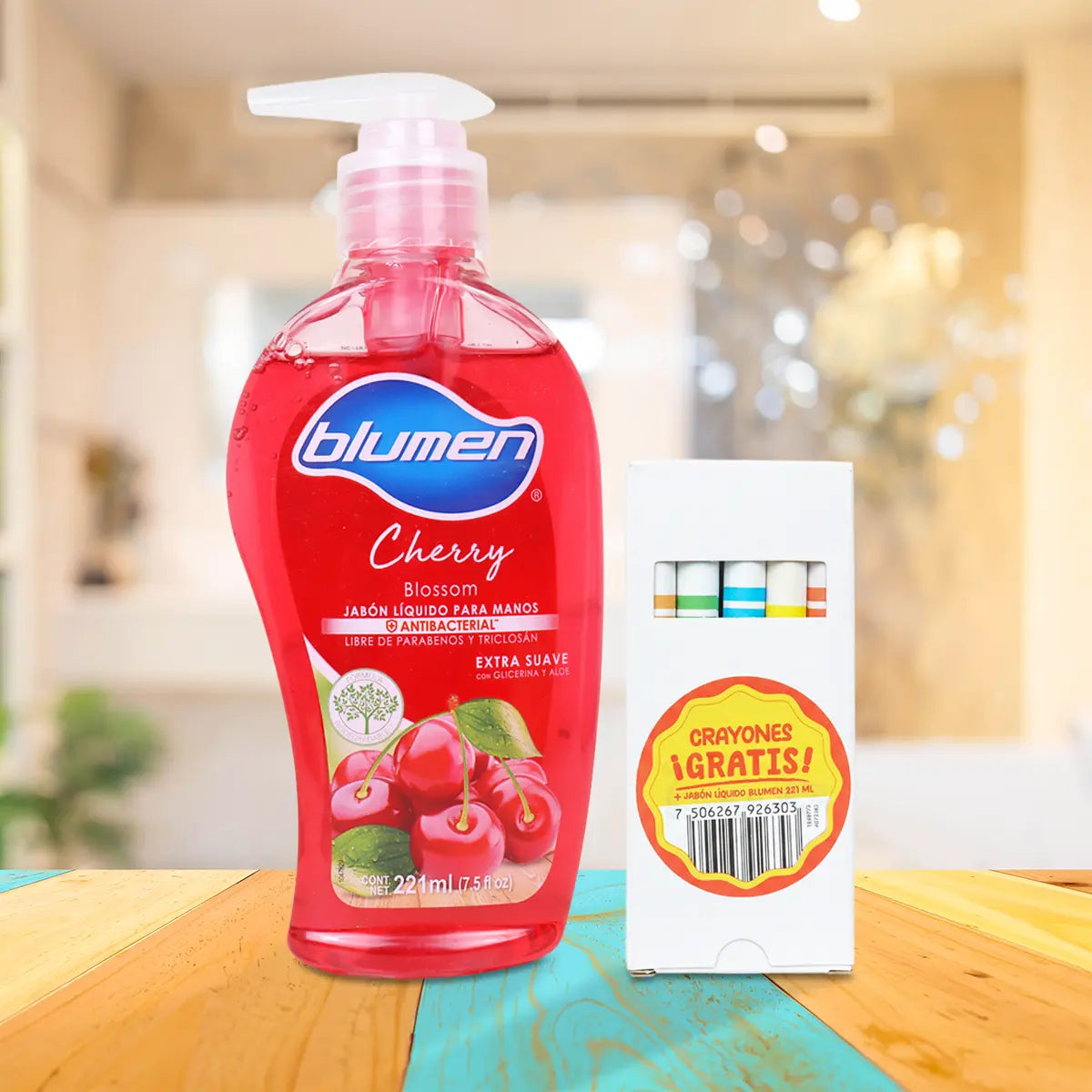 Jabón Líquido para Manos, Aroma Cereza, Blumen