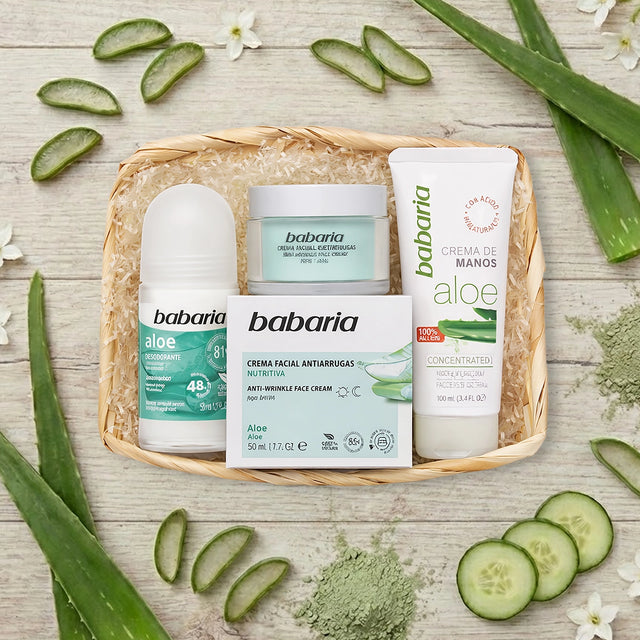 Cesta Aloe Vera, Cuidado Diario, Babaria
