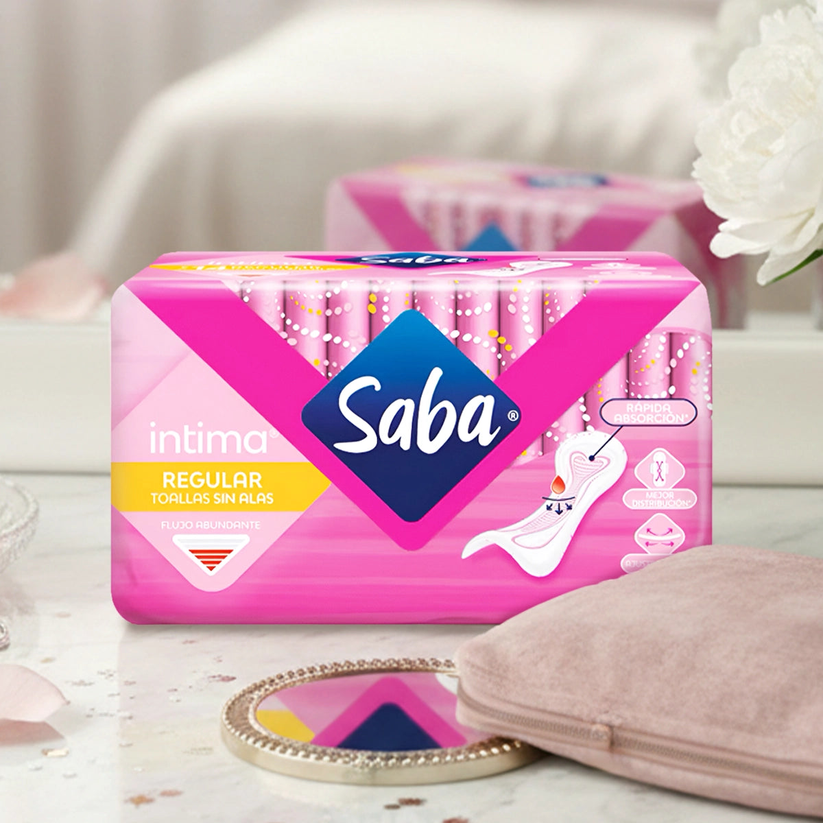 04 12SABA INTIMA TOALLA FEMENINA 10PZS