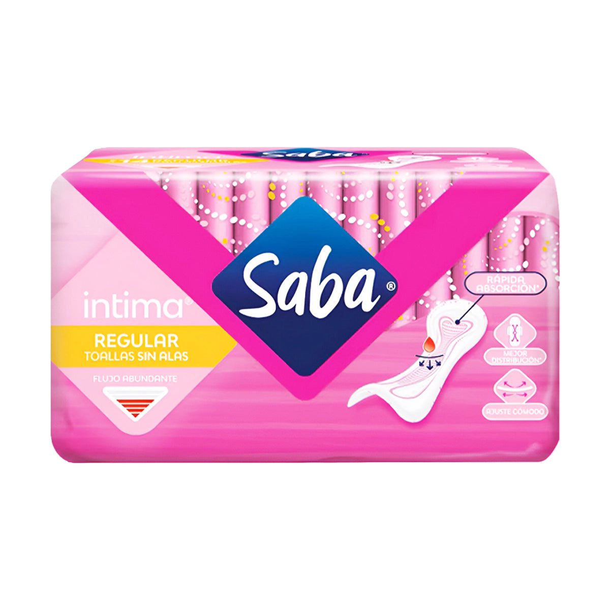 04 12SABA INTIMA TOALLA FEMENINA 10PZS