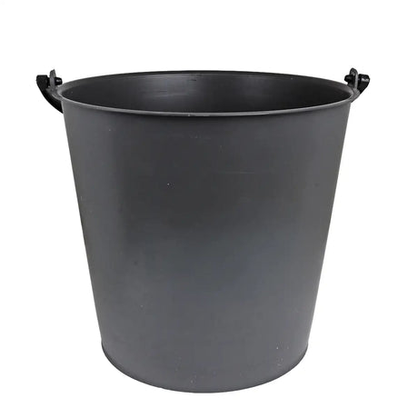 Cubeta de Plástico, Color Negro, 13 L