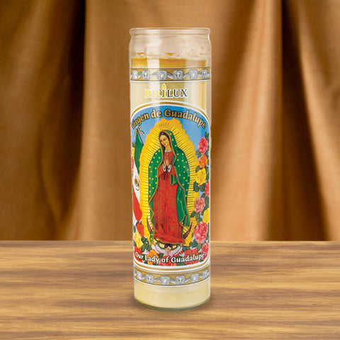 Veladora Virgen de Guadalupe