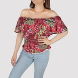 Blusa Campesina para Dama, color Rojo