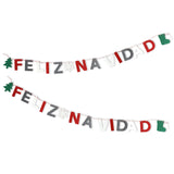 Banner Decorativo con Diseño de "Feliz Navidad"