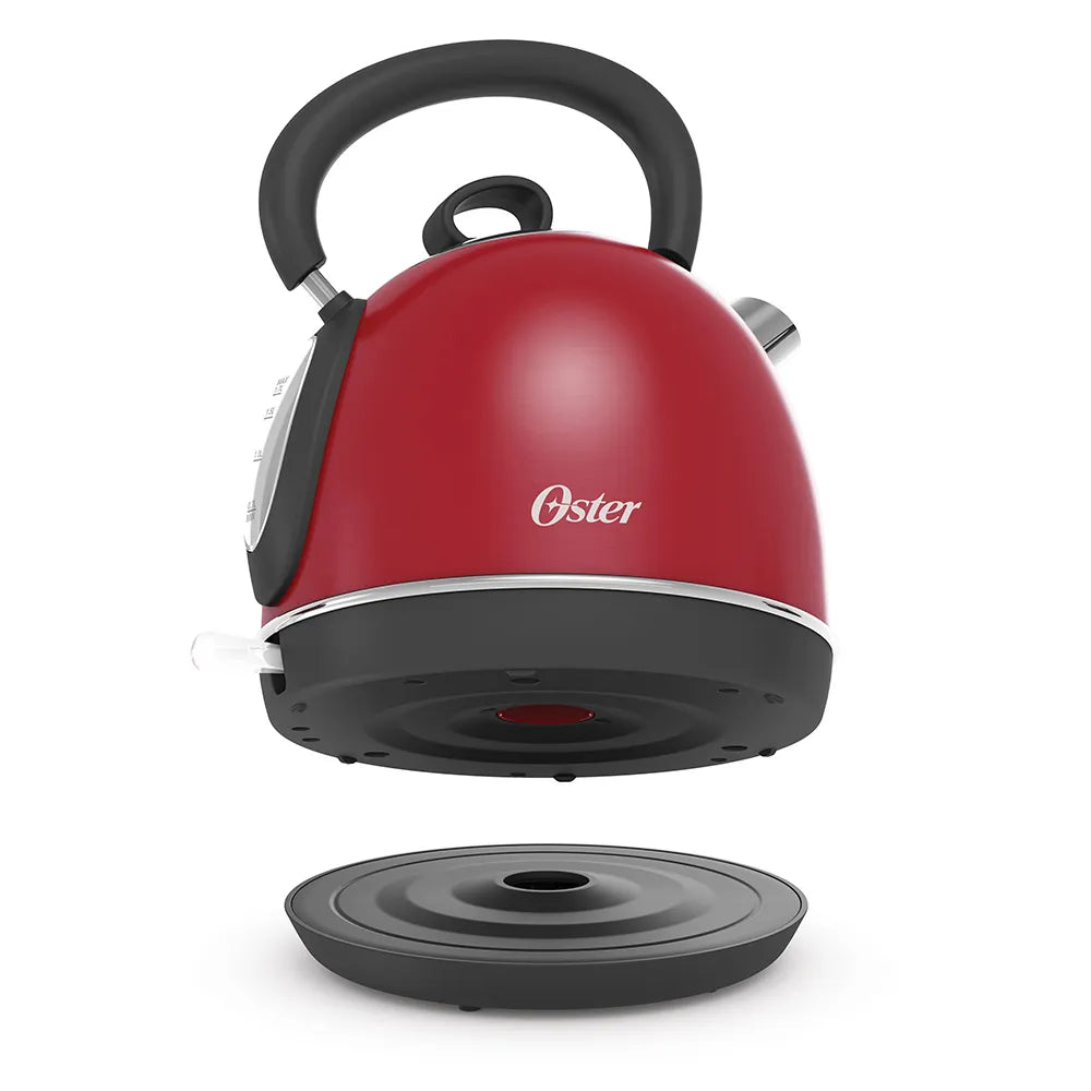 HERVIDOR ELECTRICO OSTER, MOD. BVSTKED388R-013, ACERO ROJO **