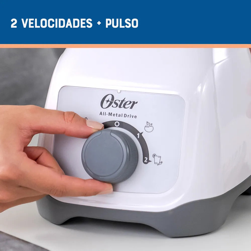 LICUADORA OSTER MOD BLSTKAP-WRD-013 KALIMAN 2 VELOCIDADES PERILLA VASO DE PLASTICO**