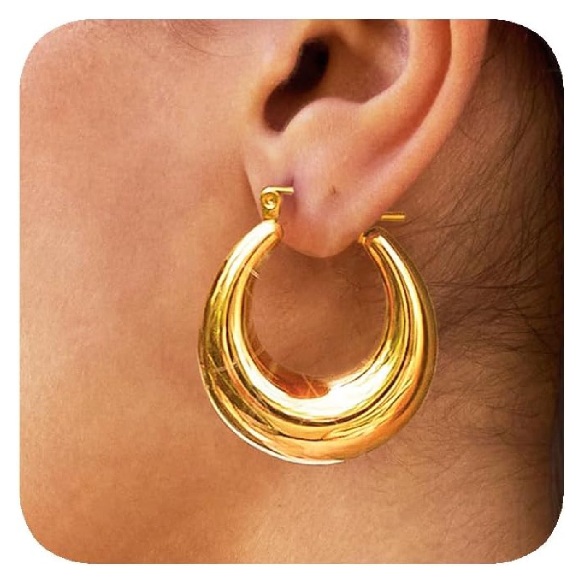 Aretes de Acero Inoxidable para Mujer