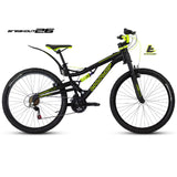 BICI MERCURIO THUNDER R26 21V DS NEGRO / VERDE 20054**