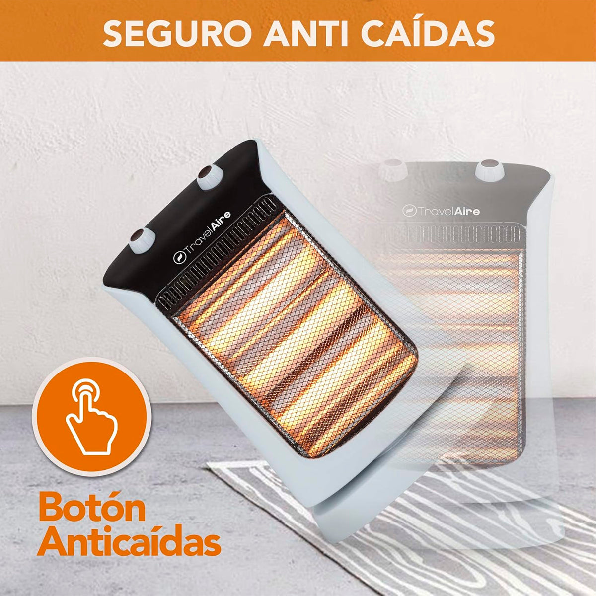 CALEFACTOR TRAVEL AIRE MOD. TAE507 ELECT 3 NIV OS**
