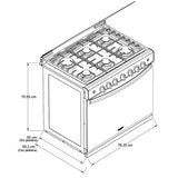 ESTUFA EMPOTRABLE MOD. WER-3000D 30 PULGADAS STEEL PRO**