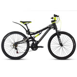 BICICLETA MERCURIO KAIZER RD.26 21V D/S NGO/VER/GRIS 20054 **