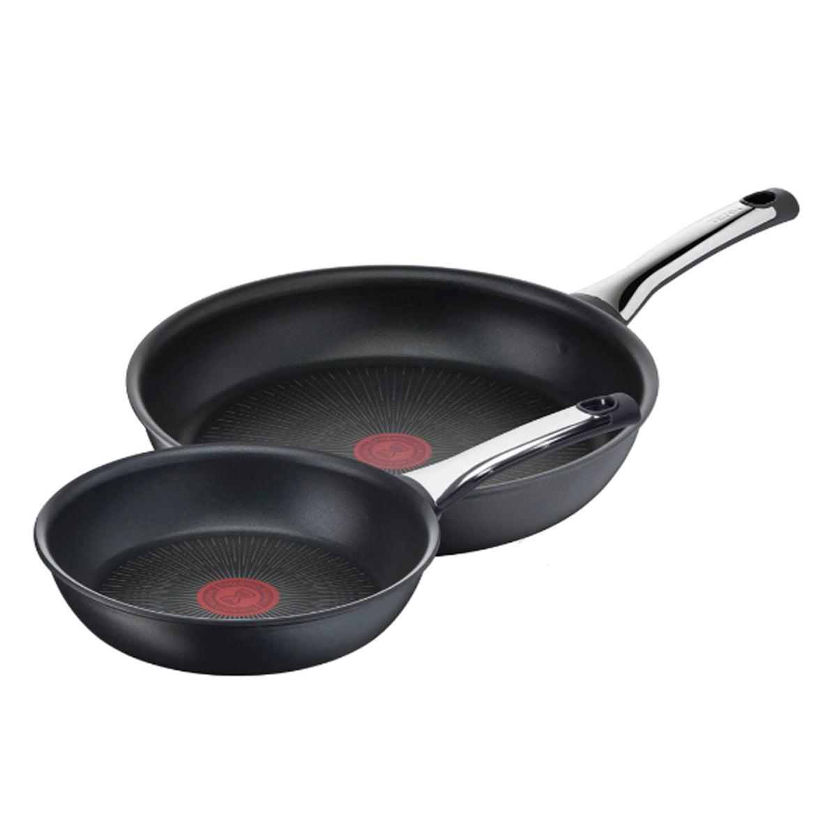 JUEGO DE SARTENES T-FAL HARD TITANIUM 20,26 CM PRO**