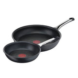 JUEGO DE SARTENES T-FAL HARD TITANIUM 20,26 CM PRO**