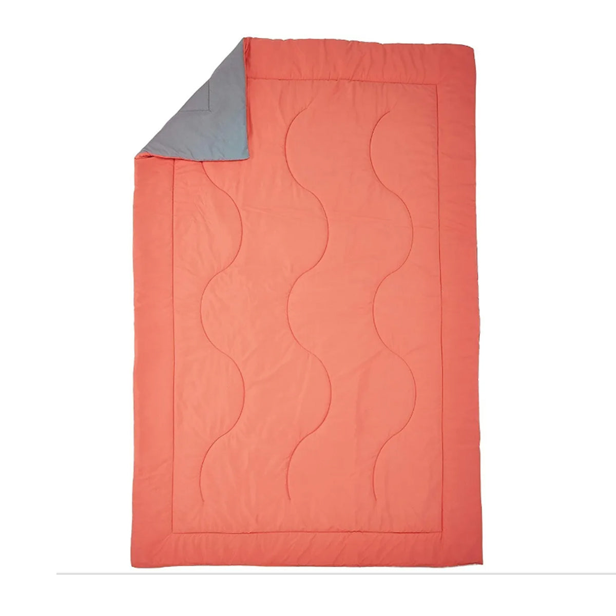SET DE CAMA SPRING AIR CORAL-GRIS INDIVIDUAL**