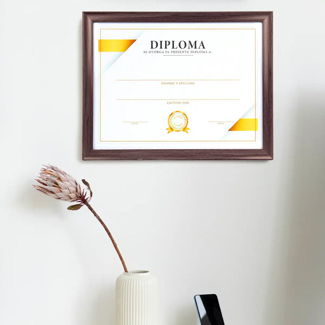 Porta Documento, Marco Color Moka