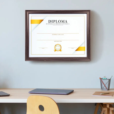 Porta Documento, Marco Color Moka