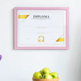 Porta Documento, Marco Color Rosa Pastel