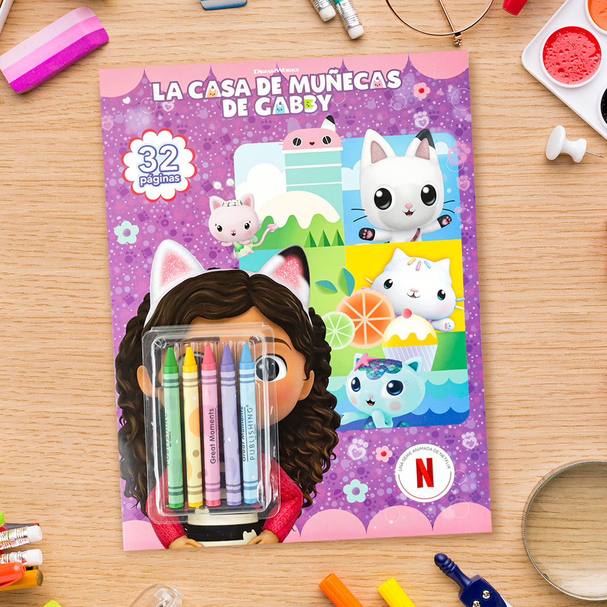 La Casa de Muñecas de Gaby, Libro para Colorear