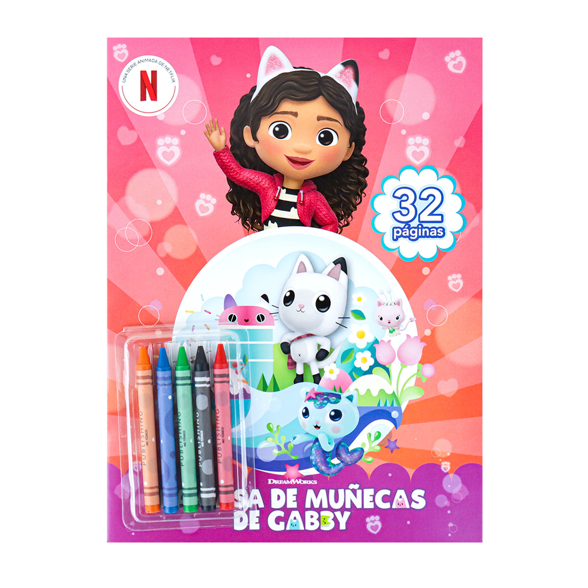 Libro para Colorear, Casa de Muñecas de Gaby